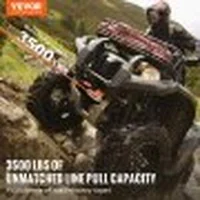 Електрическа-лебедка-ATV-UTV-1-5т-Синтетично-въже-Водоустойчиво-жично-управление