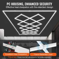 Професионална-DIY-LED-Система-14-Мрежи-88-000-Лумена-6500K-Екстремно-Осветление-за-Авто-Детайлинг-и-Работилници