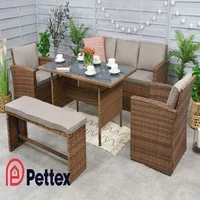 Градински-мебели-от-синтетичен-ратан-Marsylia-Garden-Point-кафяв