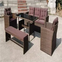 Градински-мебели-от-синтетичен-ратан-Marsylia-Garden-Point-кафяв