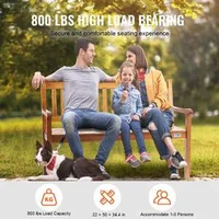 Външна-пейка-от-дърво-Градинска-пейка-363кг-Пейка-за-парк-вътрешен-двор-веранда