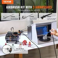Комплект-аерограф-със-3-аерографа-120W-с-компресор