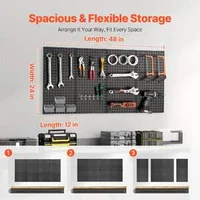 Метални-перфорирани-панели-Pegboard-Комплект-от-4-бр-61-x-30-5-см-за-стена