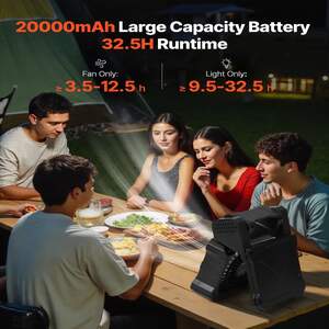 Преносим-соларен-вентилатор-20000mAh-с-LED-лампа-8-инча