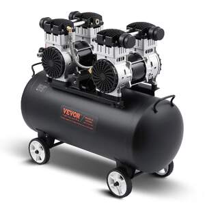 Тих-Безмаслен-компресор-75-л-4HP-90-PSI-преносим