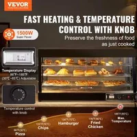 Професионална-Топла-Витрина-на-3-Нива-Настолна-1500W-Регулируема-Температура-и-LED-Осветление