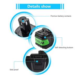 2-броя-Батерия-за-Ryobi-9-0Ah-18V-18V-Lithium-Battery-for-P108-P102-P103-P104-P105-P109