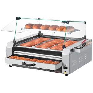 Професионална-електрическа-машина-за-хот-дог-с-11-ролки-2400W