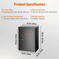 Метална-Кутия-за-доставки-на-пратки-Package-Delivery-Box-52-1-см-височина-за-стенен-монтаж