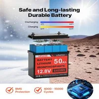 Пълен-соларен-комплект-200W-12V-с-50Ah-LiFePO₄-батерия-и-800W-инвертор