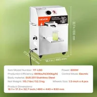Електрическа-преса-за-захарна-тръстика-800W-300-кг-час