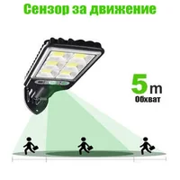 Промо-оферта-5Броя-1200W-LED-Соларна-лампа-COB-със-сензор-за-движение