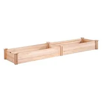Повдигната-градинска-леха-240x60x25-см-дървена-кутия-за-сеялки-кутии-за-засаждане-на-открито-с-отворена-основа-за-отглеждане-на-цветя-зеленчуци-билки-в-задния-двор-градина-вътрешен-балкон