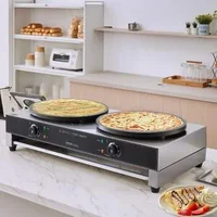 Професионална-машина-за-палачинки-3400W-с-двойна-глава