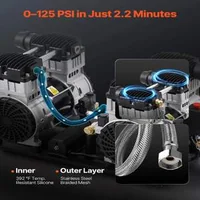 Тих-Безмаслен-компресор-75-л-4HP-90-PSI-преносим