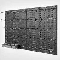 Метални-перфорирани-панели-Pegboard-Комплект-от-4-бр-61-x-30-5-см-за-стена