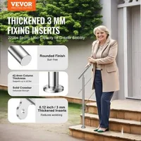 Парапет-за-външни-стълби-100-см-2-напречни-пръта-неръждаема-стомана-регулируем-0-45