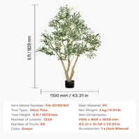 Изкуствено-маслиново-дърво-182-9-см-с-черна-саксия-1224-листа-и-68-плода