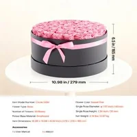 Вечни-розови-цветя-50-съхранени-розички-в-кръгла-кутия