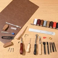 Комплект-инструменти-за-кожа-38-части-за-гравиране-пробиване-щамповане-и-шиене-с-платнена-чанта-за-съхранение