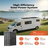 Соларна-система-800W-12V-4-бр-монокристални-панела-200W-LiFePO4-батерия-12-8V-300Ah-MPPT-контролер-60A-инвертор-2000W