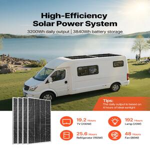 Соларна-система-800W-12V-4-бр-монокристални-панела-200W-LiFePO4-батерия-12-8V-300Ah-MPPT-контролер-60A-инвертор-2000W