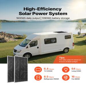 Соларна-система-400W-12V-2-бр-монокристални-панела-200W-LiFePO4-батерия-12-8V-100Ah-MPPT-контролер-40A-инвертор-1000W