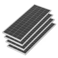 Соларна-система-400W-12V-4-бр-монокристални-панела-100W-LiFePO4-батерия-12-8V-200Ah-MPPT-контролер-40A-инвертор-2000W
