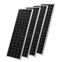 Соларна-система-400W-12V-4-бр-монокристални-панела-100W-LiFePO4-батерия-12-8V-200Ah-MPPT-контролер-40A-инвертор-2000W