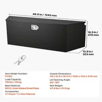 Кутия-за-теглич-на-ремарке-125x35x47-см-стомана-черна-с-брава-и-ключове-органайзер-за-пикап-кемпер-и-SUV