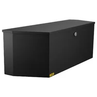 Кутия-за-теглич-на-ремарке-91x30x30-см-въглеродна-стомана-черна-газов-амортисьор-110-ключалка-с-2-ключа