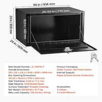 Подкаросерийна-кутия-за-инструменти-91x61x61-см-поцинкована-стомана-водоустойчива-T-образна-дръжка-и-ключалка