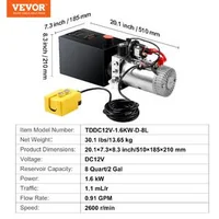 Хидравлична-помпа-7-6-л-единично-действие-DC-12V-1-6-kW-220-бара-за-самосвално-ремарке