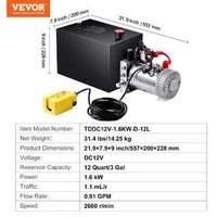 Хидравлична-помпена-станция-11-4-л-едностранно-действие-DC-12V-1-6-kW-22-MPa-3-4-л-мин