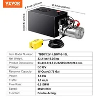 Хидравлична-помпена-станция-14-2-л-двустранно-действие-DC-12V-1-6-kW-22-MPa-3-4-л-мин