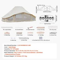Платнена-бел-палатка-юрта-6x4x3-1-м-4-сезона-за-10-12-души-комин-за-печка-поли-памук-дъждобран