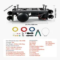 Въздушна-клаксон-система-с-4-тръби-150-dB-компресор-250W-12V-и-резервоар-10-L-до-10-3-бар-с-манометър