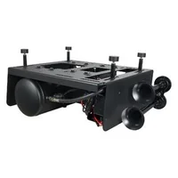 Въздушна-клаксон-система-с-4-тръби-150-dB-компресор-250W-12V-и-резервоар-10-L-до-10-3-бар-с-манометър