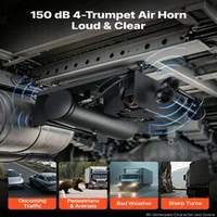 Въздушна-клаксон-система-с-4-тръби-150-dB-компресор-250W-12V-и-резервоар-10-L-до-10-3-бар-с-манометър