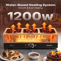 Машина-за-топене-на-шоколад-3-казана-12-2-кг-1200-W-водна-баня-неръждаема-стомана-температурен-диапазон-30-85-C