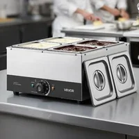 Машина-за-топене-на-шоколад-4-казана-8-2-кг-1200-W-водна-баня-неръждаема-стомана-температурен-диапазон-30-85-C