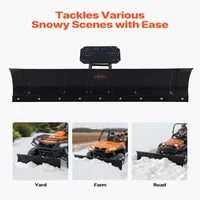 Гребло-за-сняг-за-ATV-UTV-1524-mm-фиксирана-ширина-стомана-3-варианта-на-монтаж-регулируема-височина-и-ъгъл