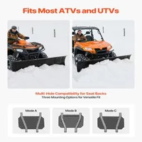 Гребло-за-сняг-за-ATV-UTV-1524-mm-фиксирана-ширина-стомана-3-варианта-на-монтаж-регулируема-височина-и-ъгъл