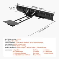 Гребло-за-сняг-за-ATV-UTV-с-регулируема-ширина-1092-1524-mm-карбонова-стомана-Q235A-3-варианта-на-монтаж