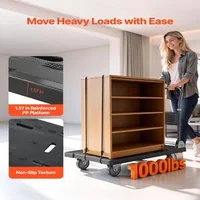 Сгъваема-платформена-количка-453-59-кг-платформа-895-x-595-мм-въртящи-колела-127-мм-сгъната-височина-290-мм