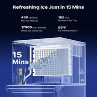 Професионален-ледогенератор-204-кг-24ч-с-бункер-113-кг-182-форми-за-лед-корпус-от-неръждаема-стомана-430-тъч-екран-самопочистване