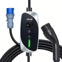 Мобилен-wallbox-7-4-kW-32A-Type-2-монофазен-кабел-6-м-CEE-щепсел-LCD-дисплей-регулируем-ток-IP66