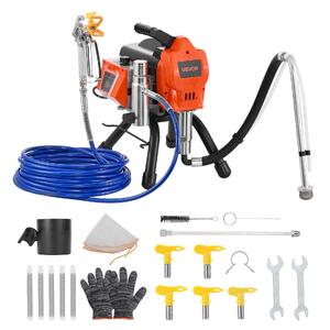 Безвъздушна-машина-за-боядисване-1500W-3300-PSI-маркуч-20-м-и-5-дюзи