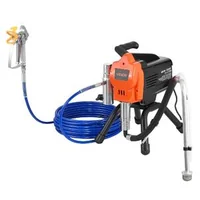 Безвъздушна-машина-за-боядисване-1500W-3300-PSI-маркуч-20-м-и-5-дюзи